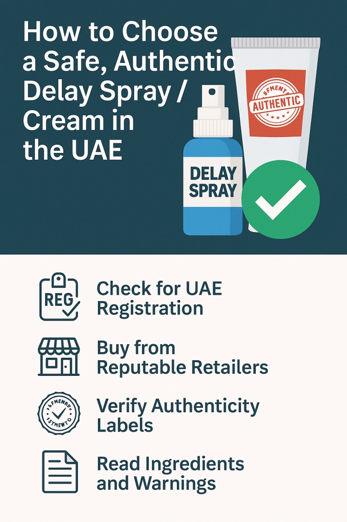 How to Choose a Safe, Authentic Delay Spray / Cream in the UAE?