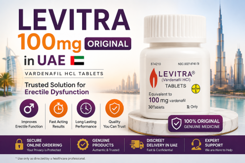 Levitra 100mg Original in UAE with vardenafil tablets