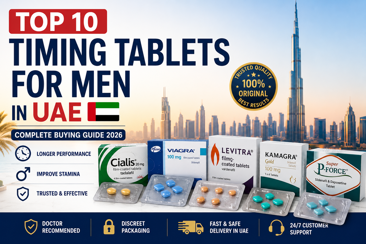 Top 10 timing tablets for men in UAE